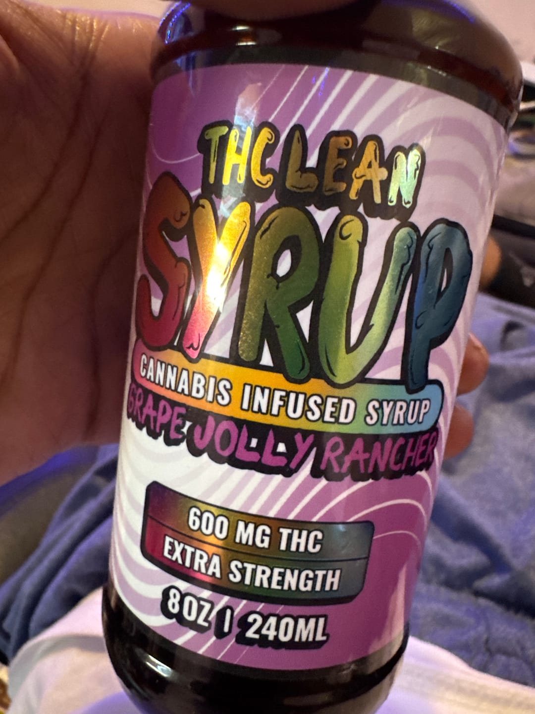 Customer photo review of 600mg THC Syrup