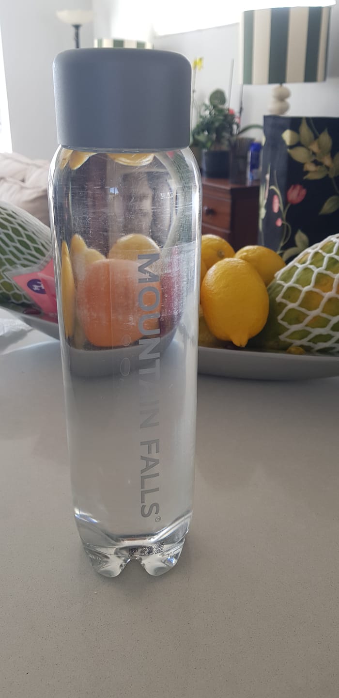 Customer photo review of 1L Sparkling Mineral Water