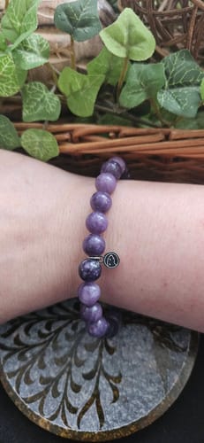 Customer photo review of Lepidolite Bracelet