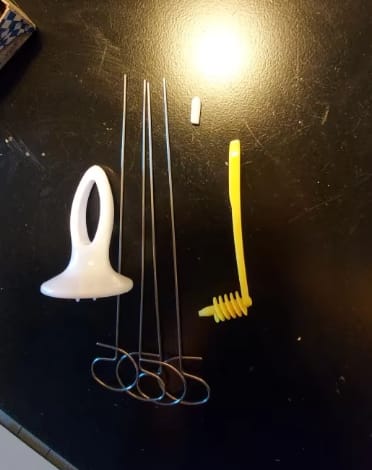 Customer photo review of Vegetable Tornado Spiral Cutter