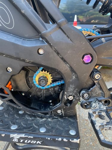 Customer photo review of 219 RK Sealed O-Ring | Primary Belt to Chain Conversion Kit | E Ride Pro