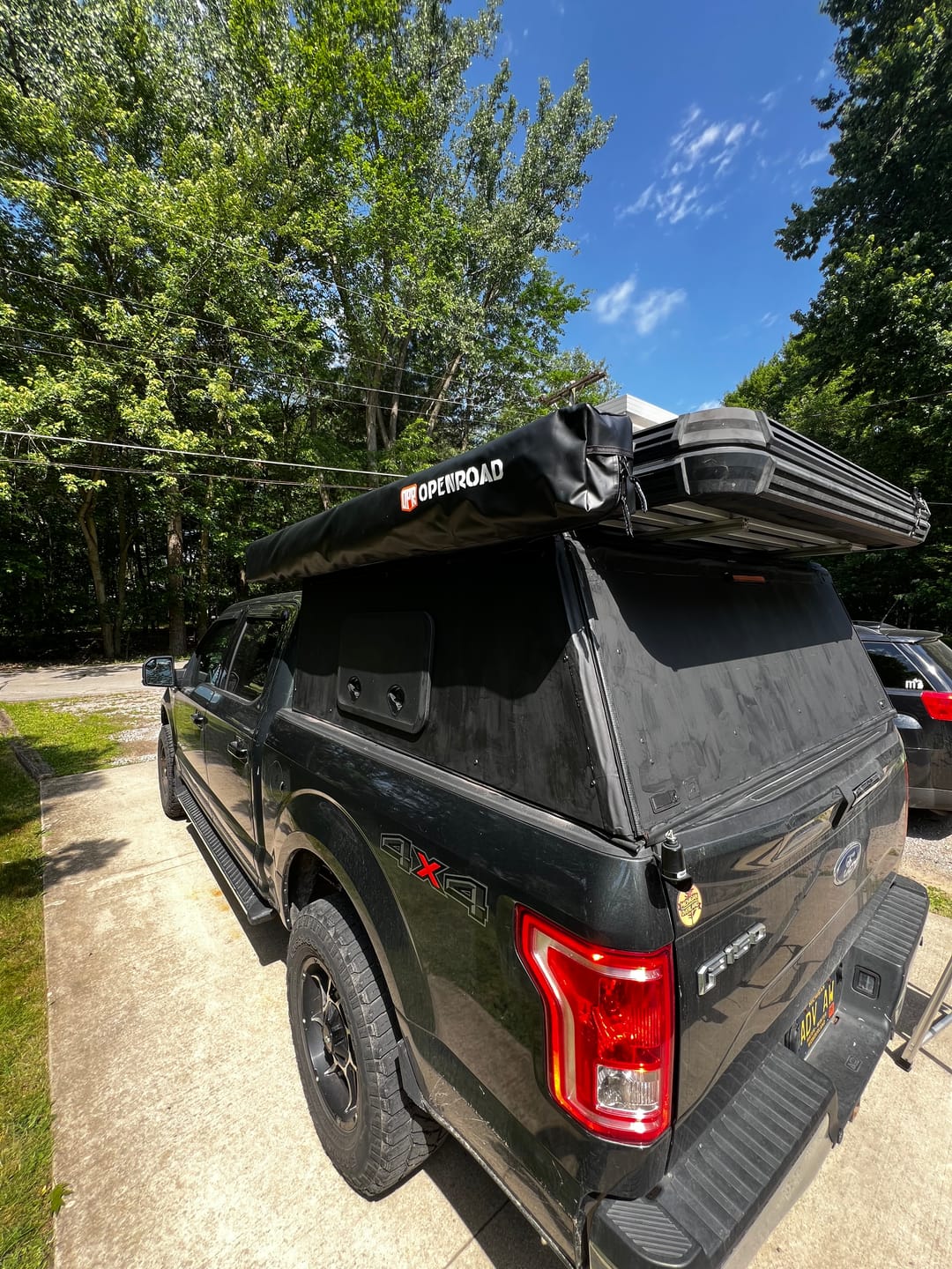 Customer photo review of OPENROAD 90-Degree Quick-open Awning