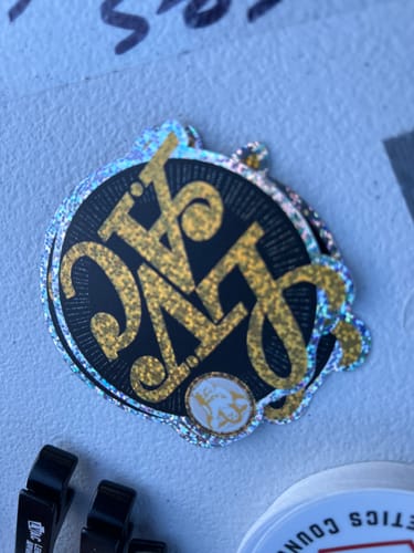 Customer photo review of Prismatic Stickers