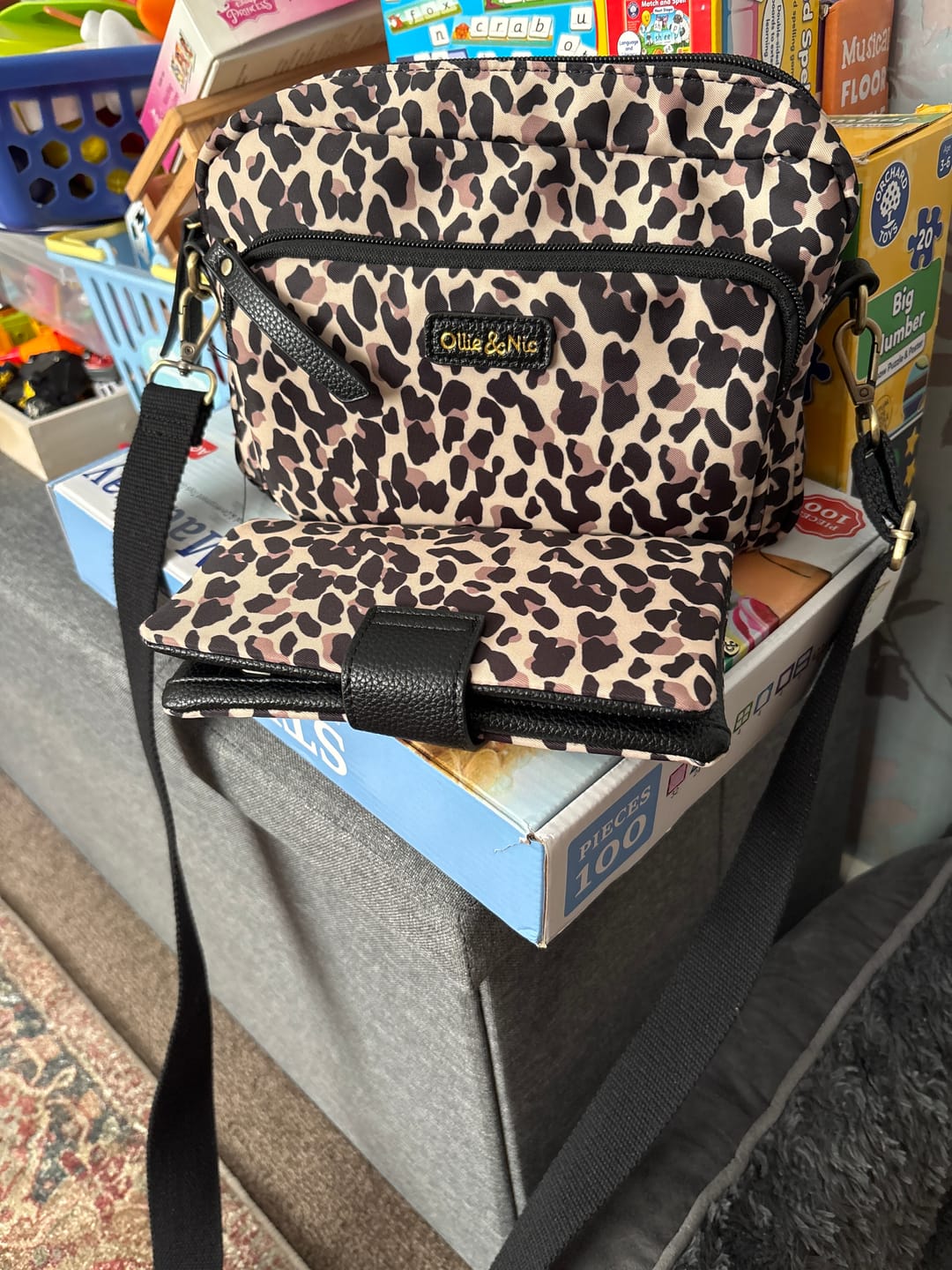 Customer photo review of Darcey Purse - Leopard