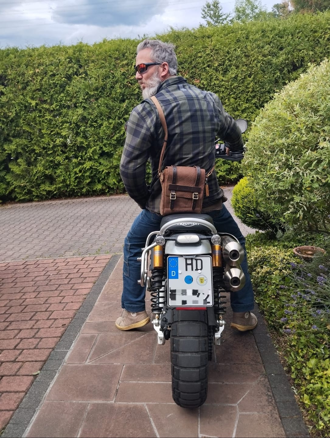 Customer photo review of tank and tail bag