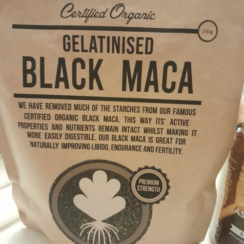 Customer photo review of Certified Organic Black Maca Powder