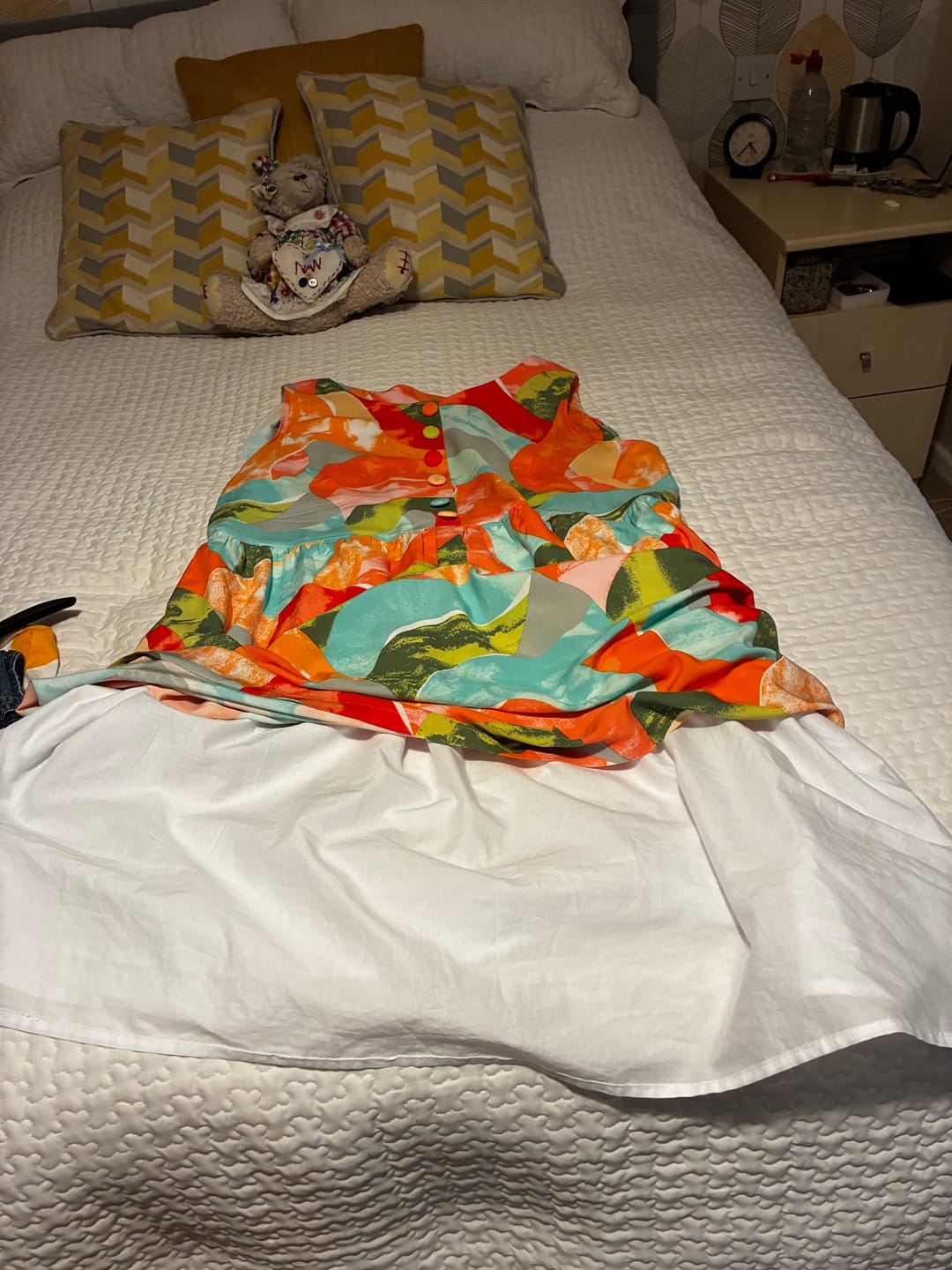 Customer photo review of Plain 100% Cotton Lawn Fabric
