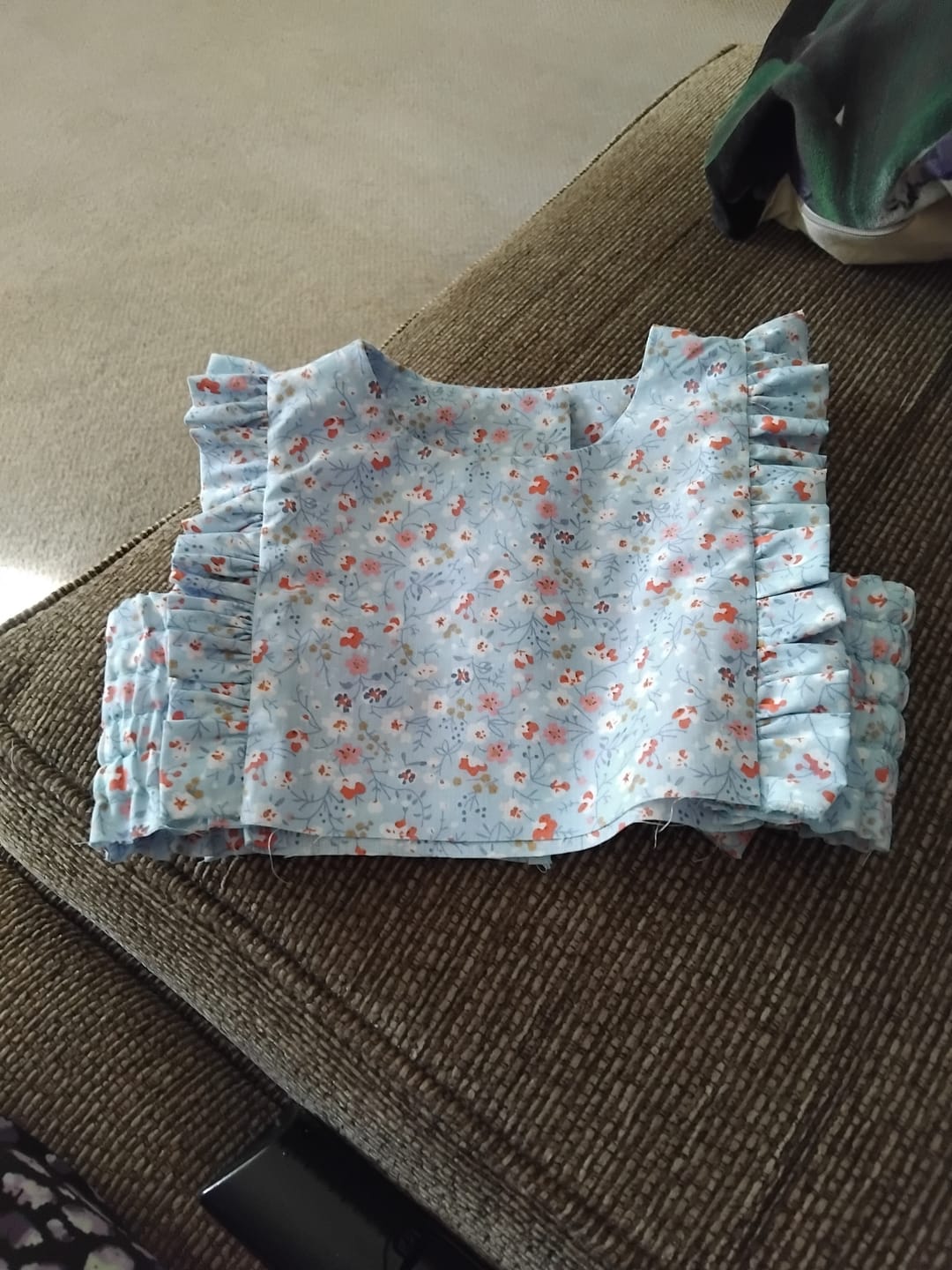 Customer photo review of Floral Field Polycotton Fabric