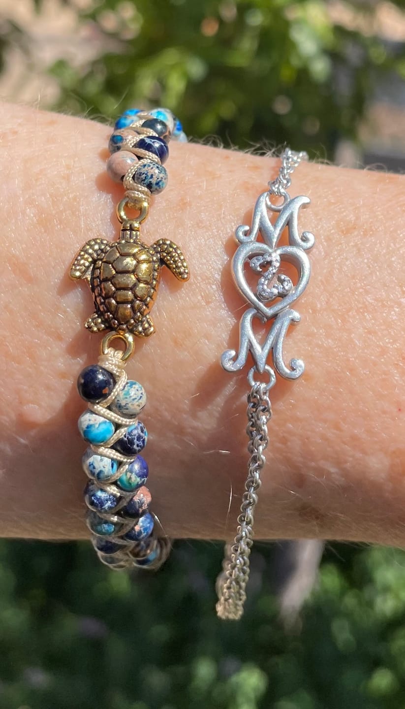 Customer photo review of Legendary Sea Turtle Bracelet