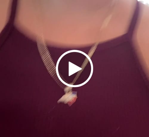 Customer video review of 14k DR 🇩🇴 Pendant + Cable Chain JTJ™