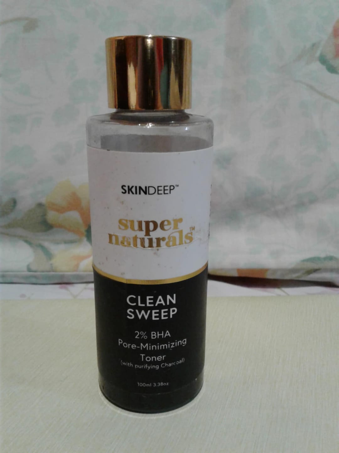 Customer photo review of CLEAN SWEEP - 2% BHA Pore-Minimizing Toner (w/ purifying Charcoal)