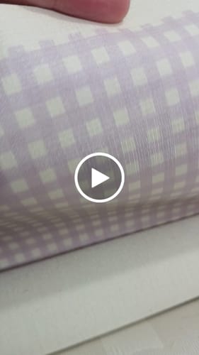 Customer video review of SINTETICO COLECAO URSINHOS POR FERNANDA GAMA XADREZ LILAS