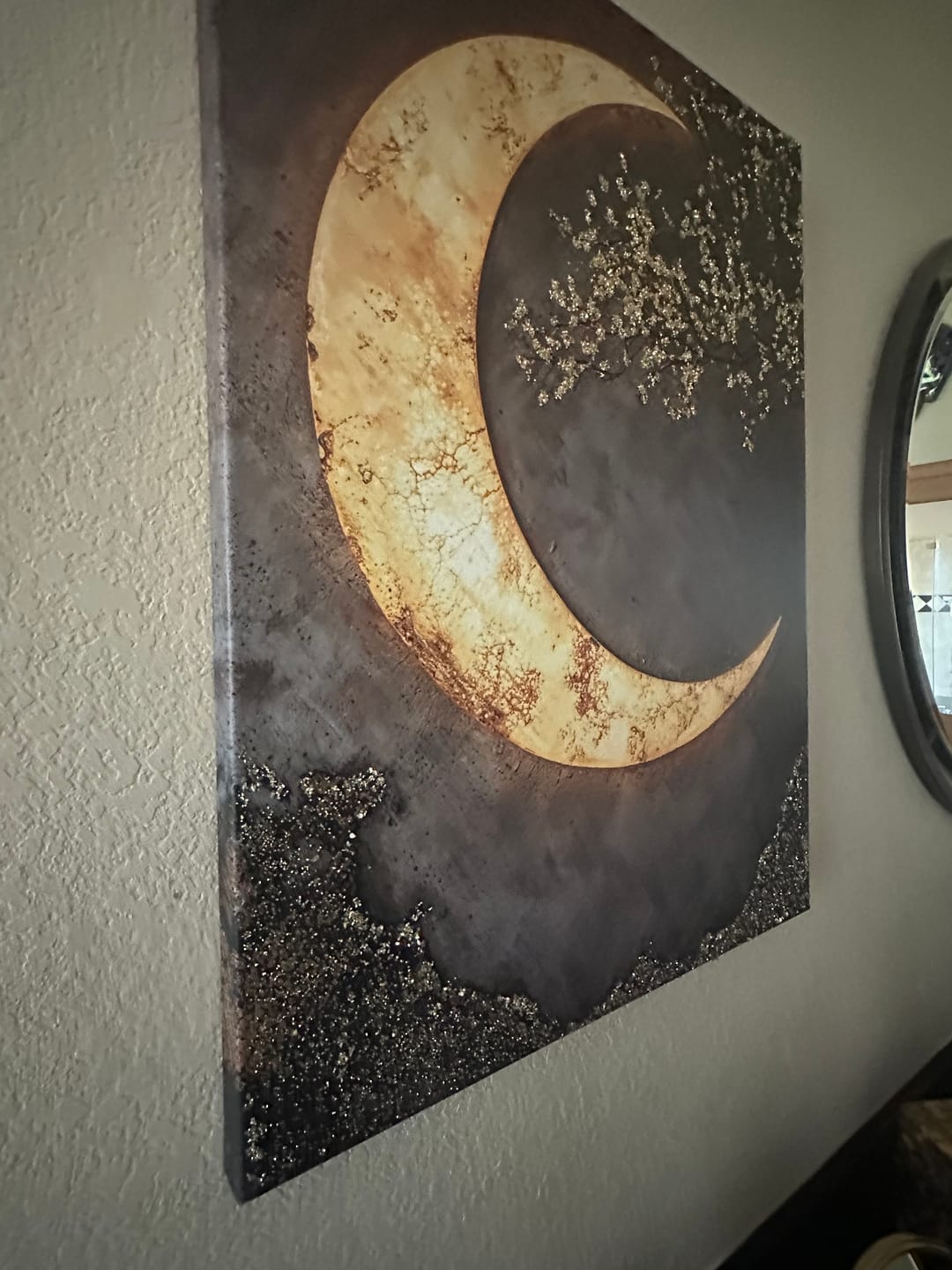 Customer photo review of Moon Blossoms V7 – A Celestial Dance of Light