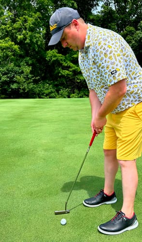 Customer photo review of Iowa Game Day Men's Polo