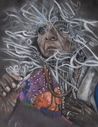 Customer photo review of 11x11 Giclee Fine Art Prints