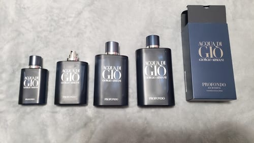 Customer photo review of Giorgio Armani Acqua di Gio Profondo Eau de Parfum for Men