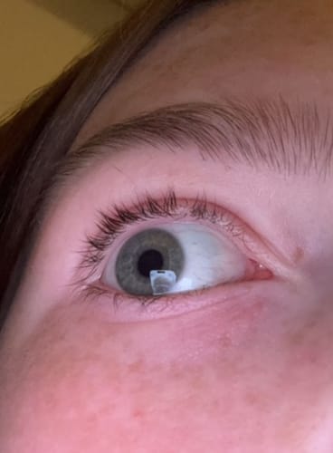 Customer photo review of Lash Growth Serum