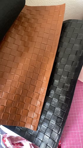 Customer photo review of BOTTEGA LUXO 1.5 FUNDO MANTA COR PRETO