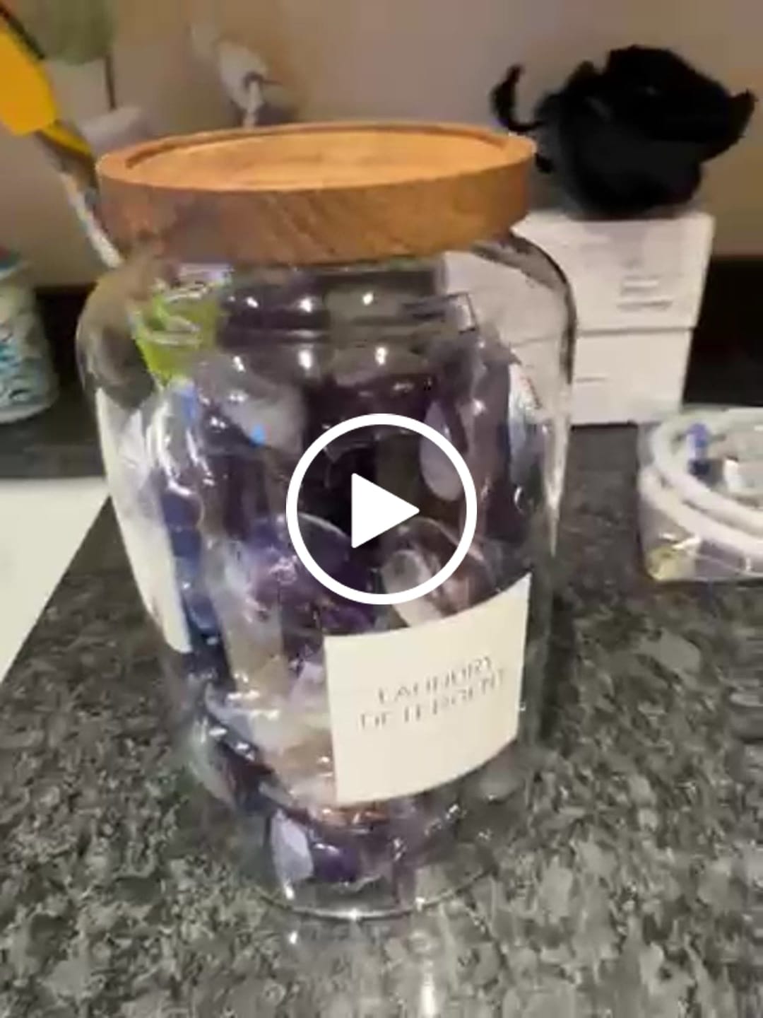 Customer video review of Large Glass Acacia Pantry Jars