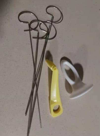 Customer photo review of Vegetable Tornado Spiral Cutter