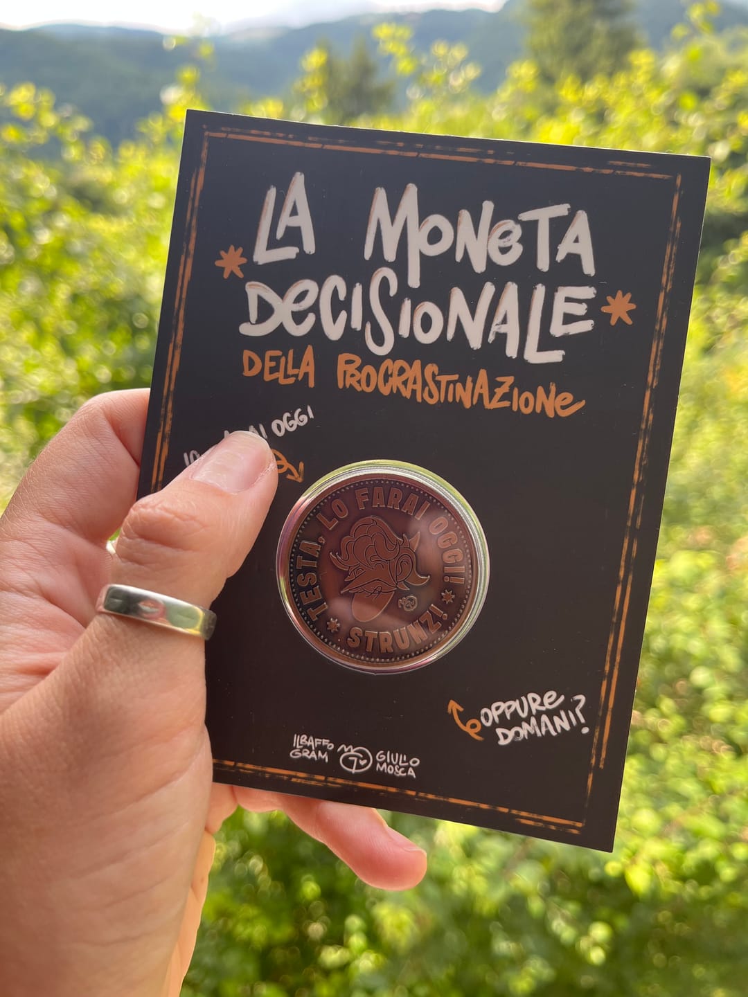 Customer photo review of Moneta Decisionale (della procrastinazione)