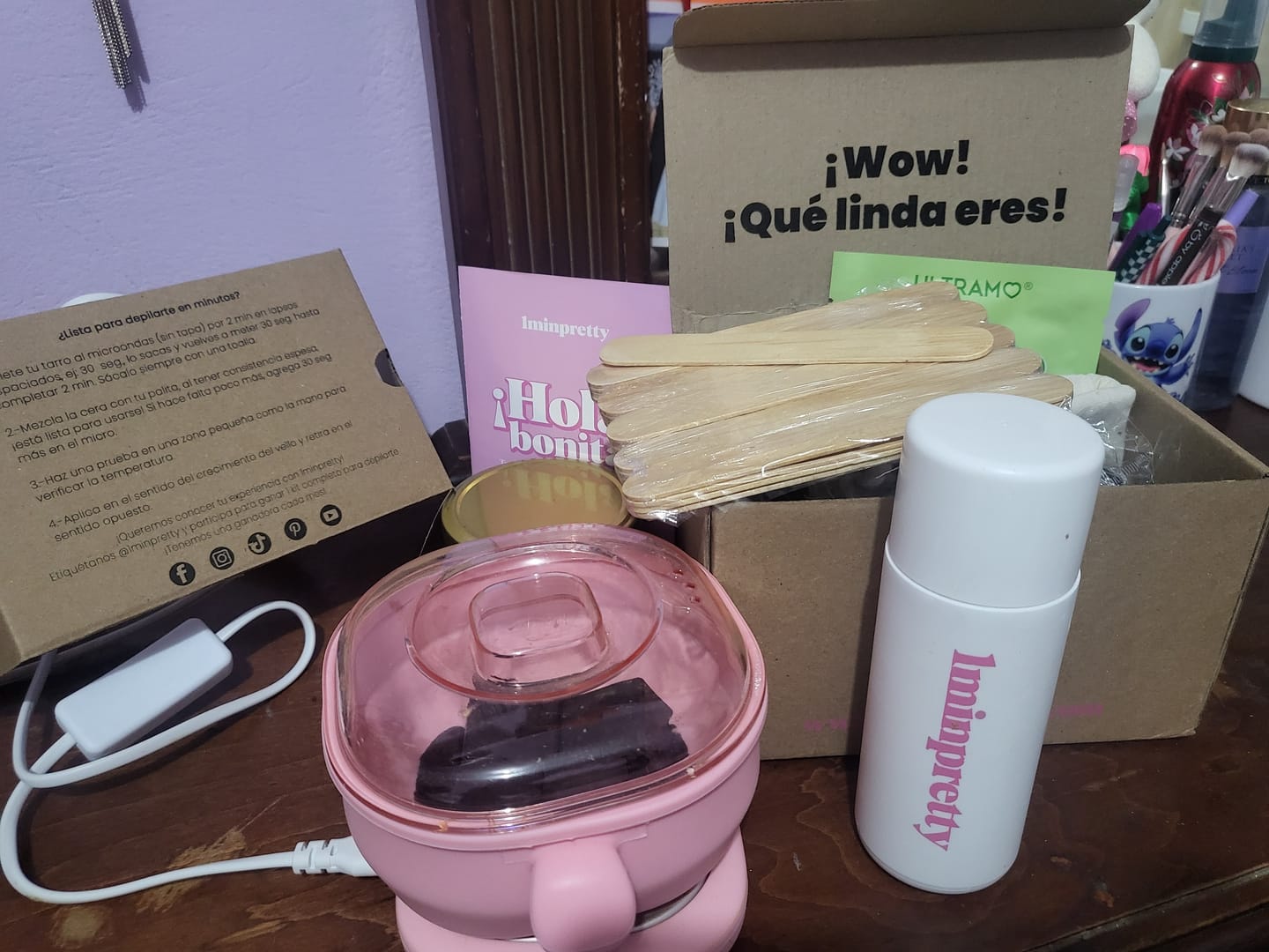 Customer photo review of Kit de refill de cera con envío gratis mx