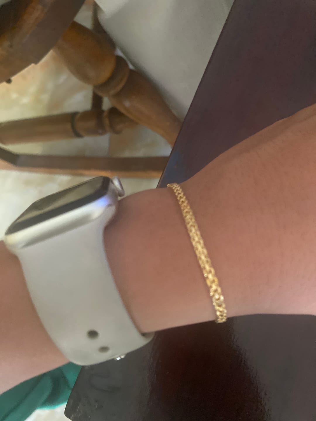 Customer photo review of Pulseras Bismarck en Oro laminado 18k Para Pareja