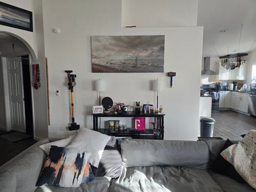 Customer photo review of Walking On Water Faith Wall Art