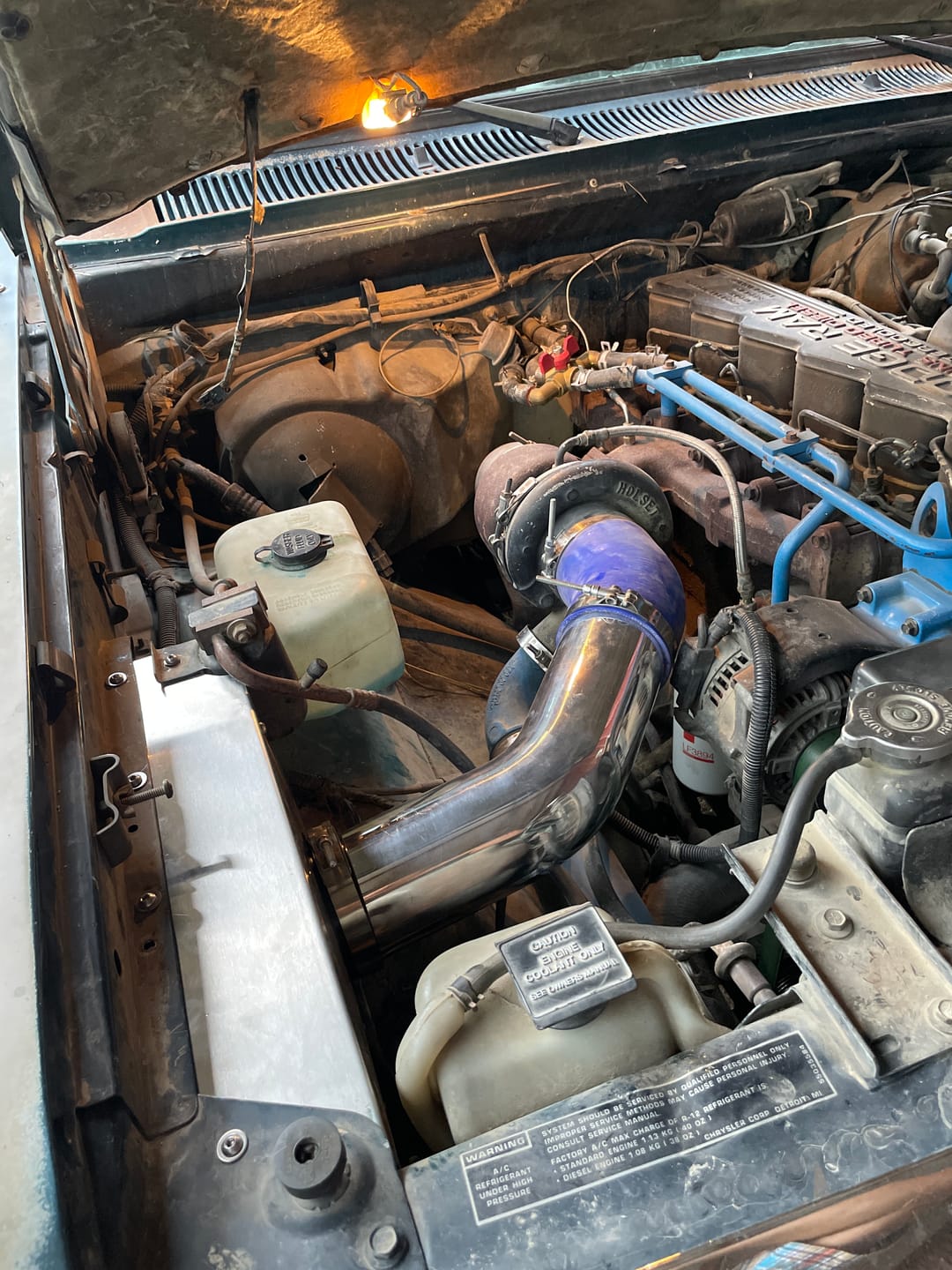 Customer photo review of 1989-1993 Dodge Ram 250/350 BHAF Cold Air Intake Kit