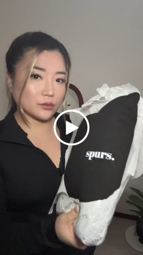 Customer video review of College hoodie