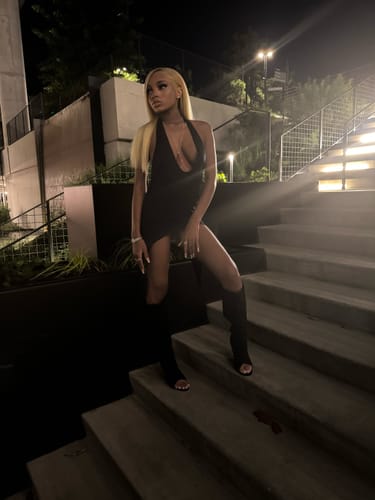 Dior H. review of Asymmetric Dress (Black) image 1 out of 2