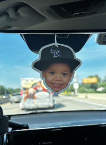 Customer photo review of Custom Shape Air Freshener