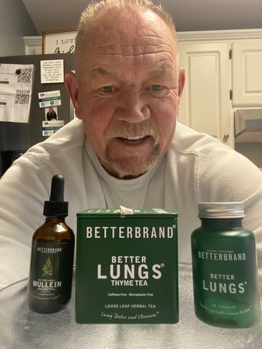 Customer photo review of BetterLungs® Mullein + Chlorophyll