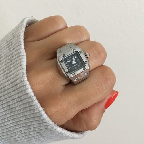 Customer photo review of SANTOS RING | SILVER BLACK