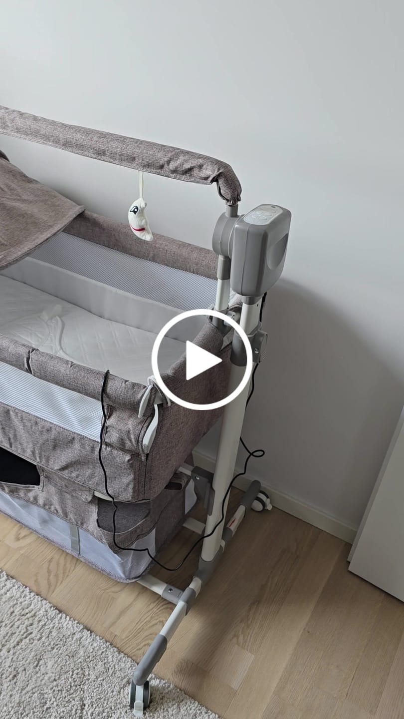 Customer video review of Bedside Crib - Vaggande Barnsäng