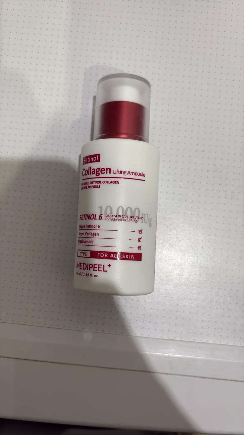 Customer photo review of Liftinga ampula ar retinolu un kolagēnu Medi-Peel Retinol Collagen Lifting Ampoule
