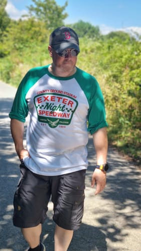 Customer photo review of Unisex 3/4 sleeve baseball t-shirt