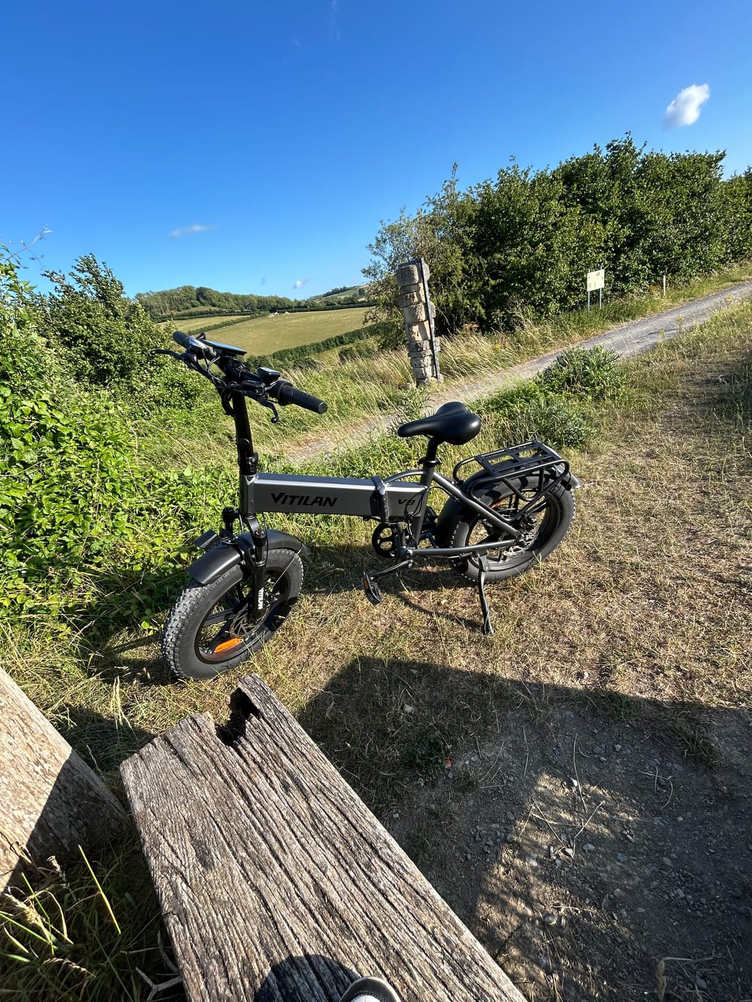 Customer photo review of V3 2.0 Folding Fat Tires Adult All Terrain Electric Bike