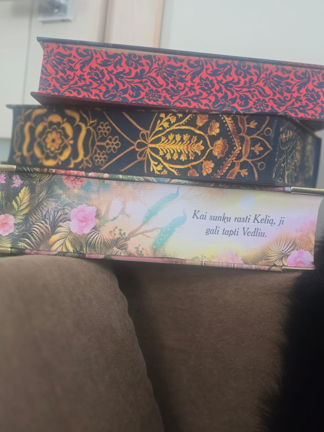 Customer photo review of Du gyvenimai: kultinis dvasinės literatūros šedevras – riboto tiražo kolekcinis leidimas + galimybė personalizuoti + metalo kampai + spalvota puslapių briauna