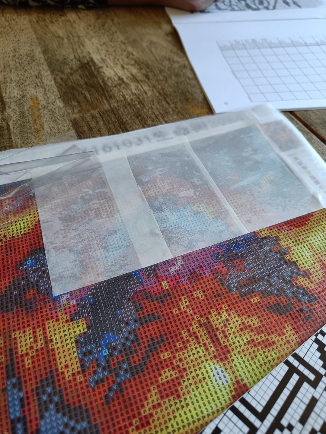 Customer photo review of 100kpl Suoja-arkkeja timanttimaalauksiin
