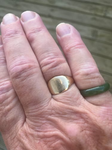 Customer photo review of Greenstone Ring