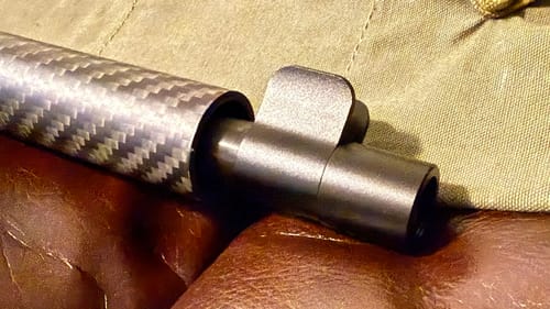 Customer photo review of Little Badger aircraft grade aluminum alloy muzzle thread protector