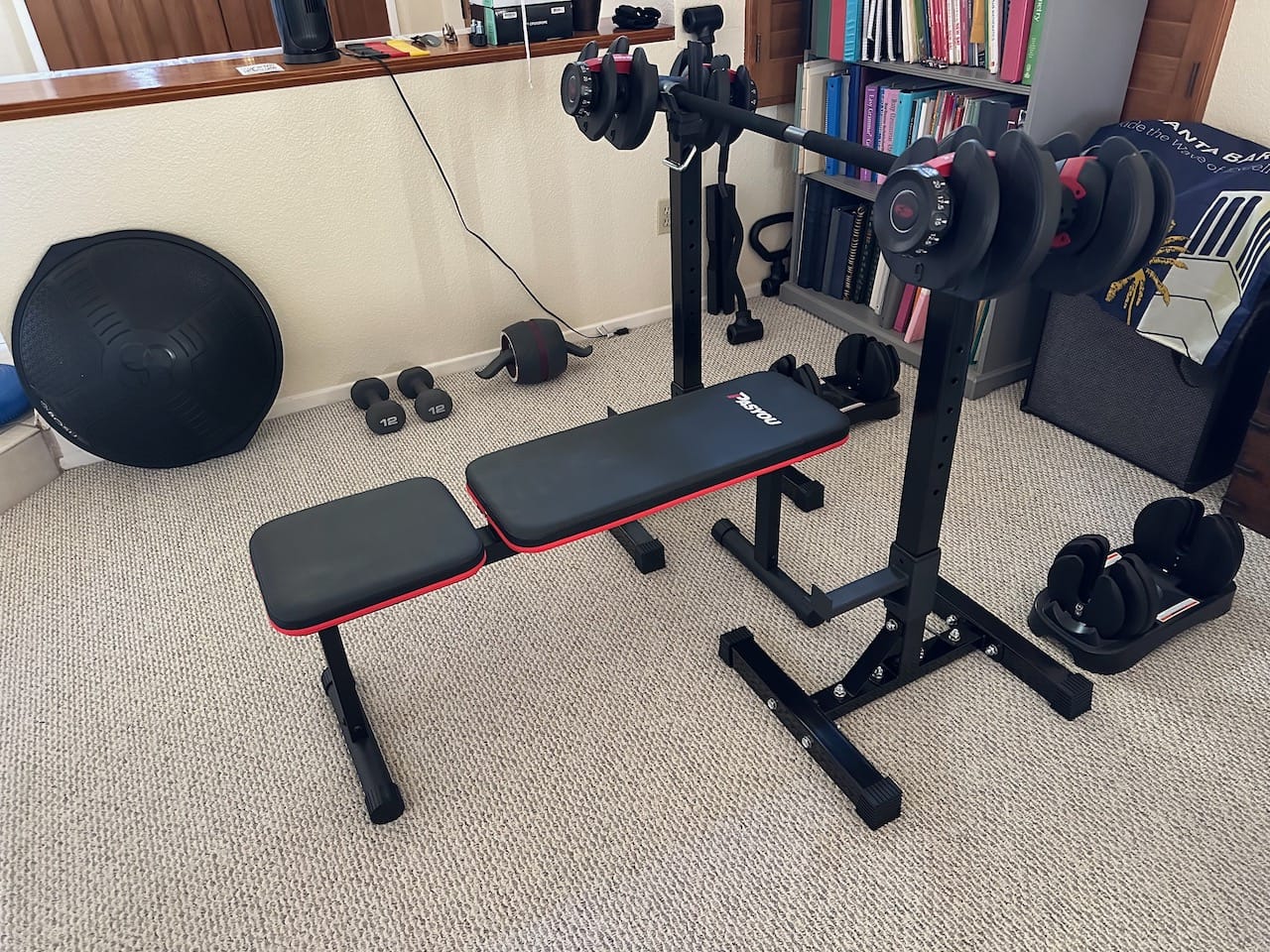 Customer photo review of Hyperbell Bundle: Bar, EZ Curl, Kettlebell, Pad