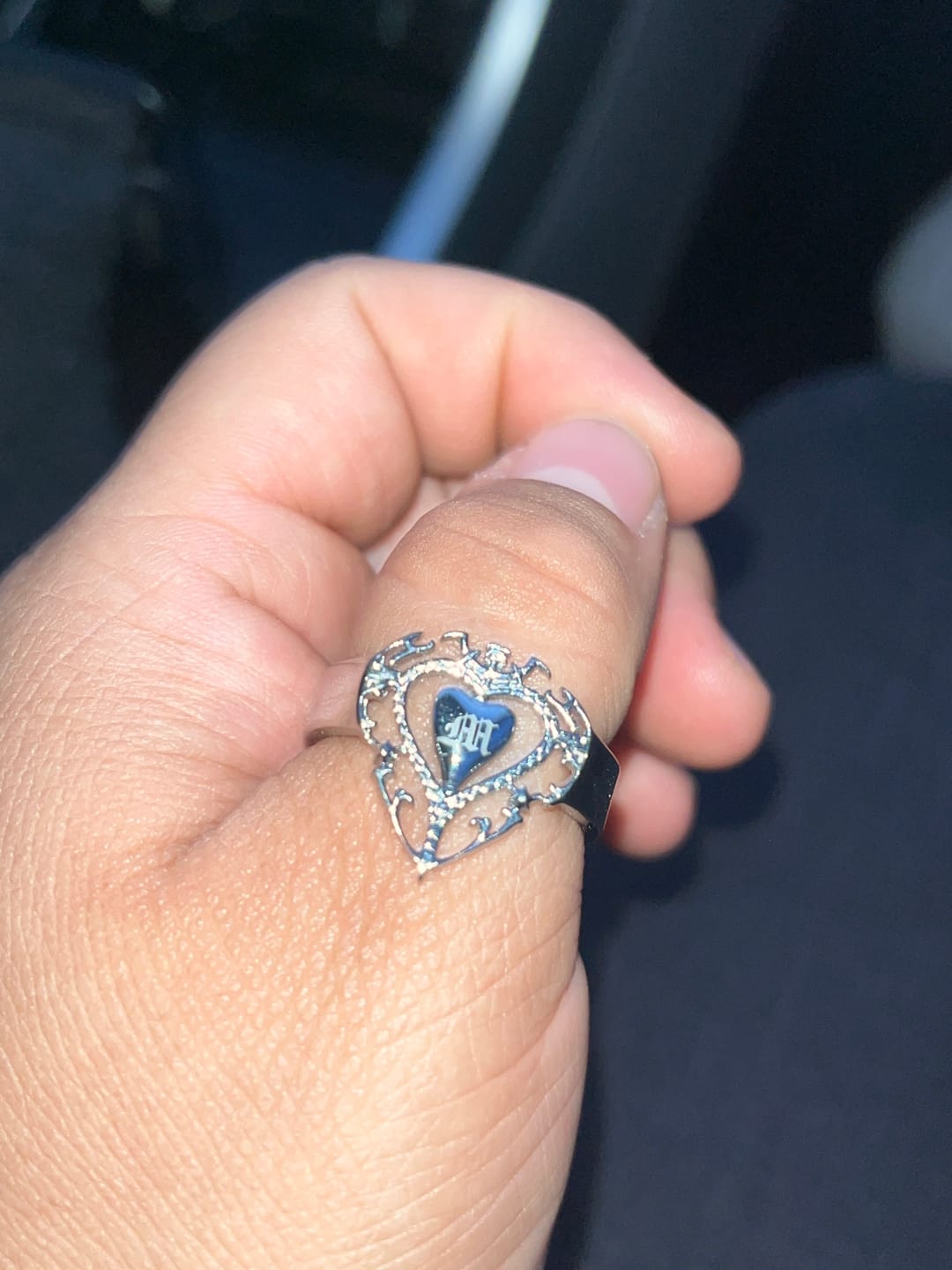Customer photo review of ANTIQUE HEART RING