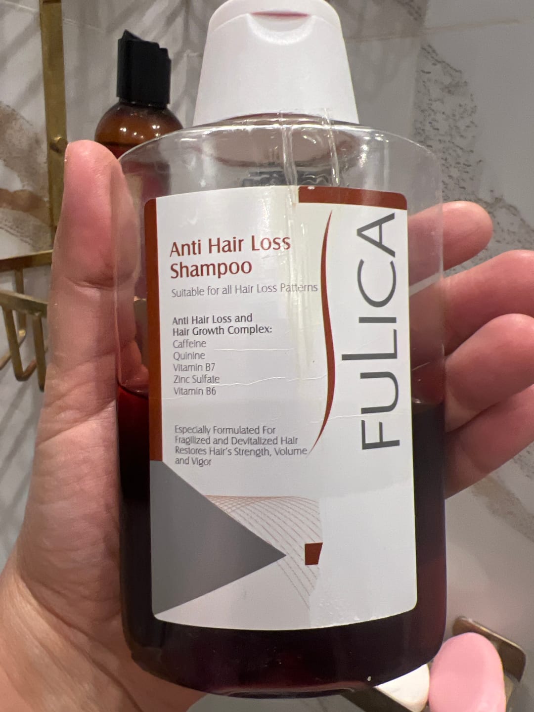 Customer photo review of Fulica™ - Anti Dandruff Shampoo