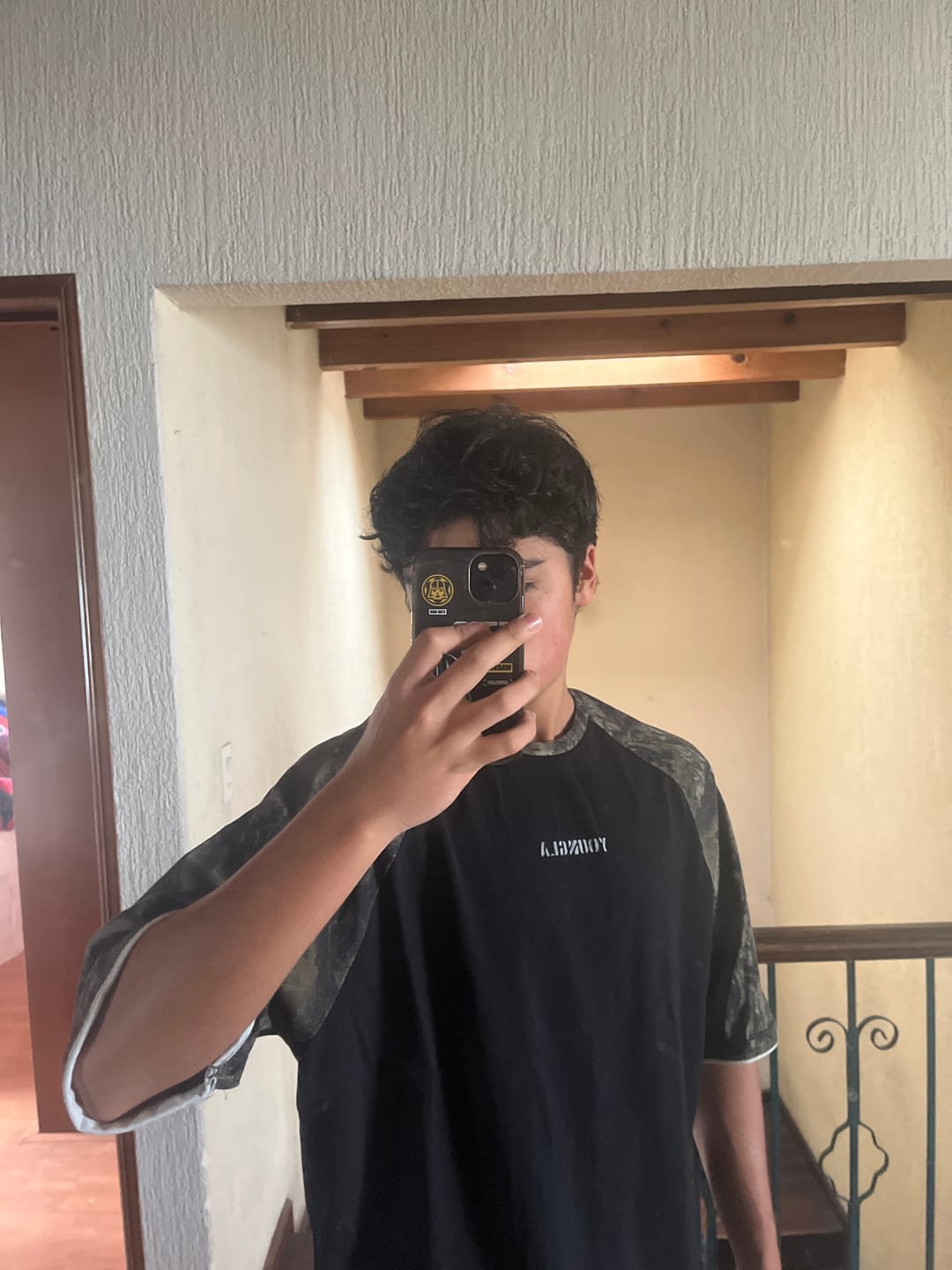 Customer photo review of 4139 - Oversized Baseball Tees