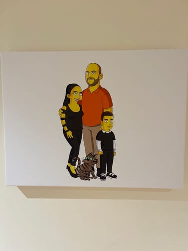 Customer photo review of Horizontal Canvas