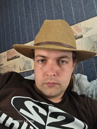 Customer photo review of Big Panama Hat