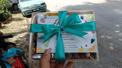 Customer photo review of PADU Little Luxe Fruit Platter (Available in Klang Valley & Penang)