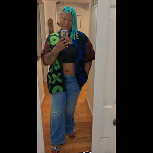 Customer photo review of kids shirt